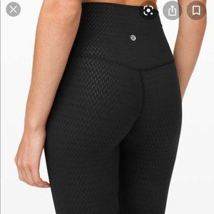 Lululemon Wunder Under Embossed High-Rise 25"